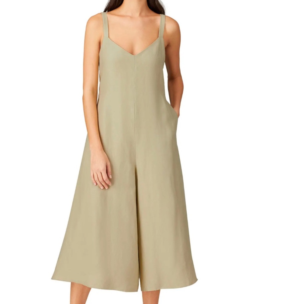 Elegant Tan Jumpsuit